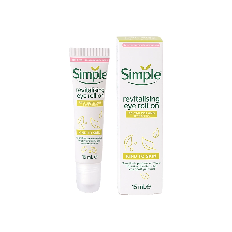 کرم دور چشم سیمپل مدل Revitalising  حجم 15 میلی‌لیتر مناسب کاهش پف و تیرگی زیر چشم بلوآرایشی